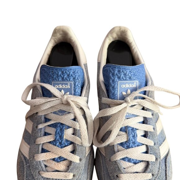 Adidas Gazelle Indoor Suede Sneaker Blue Fusion 6.5 Blokette Gum Sole Soccer - Picture 7 of 14